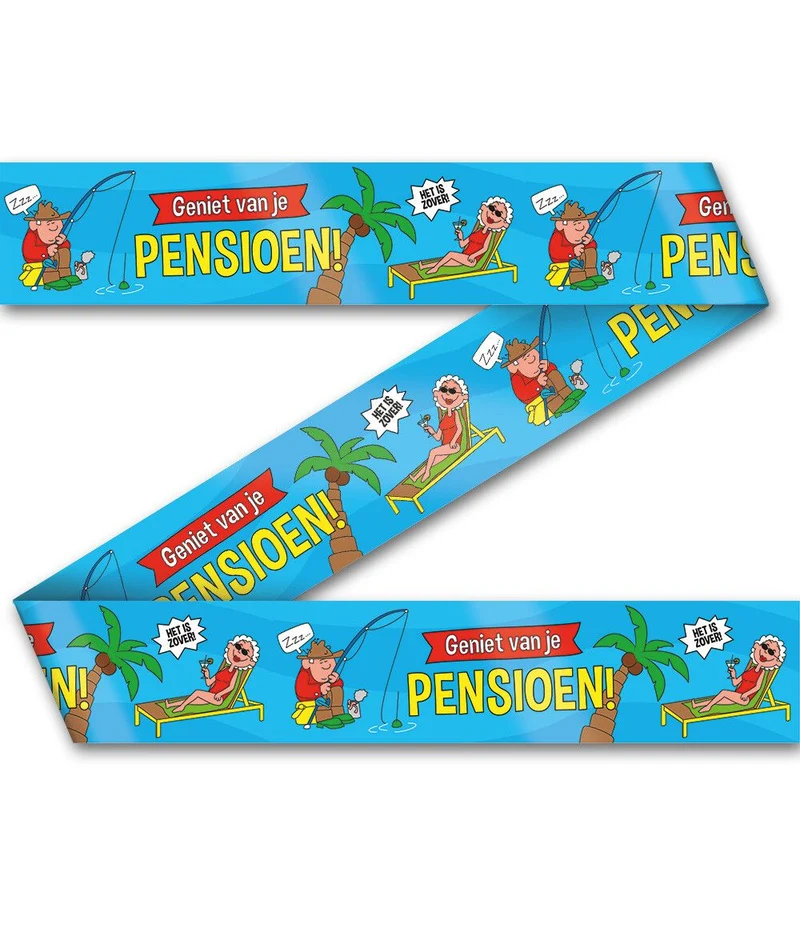 Markeerlint Pensioen cartoon 12m