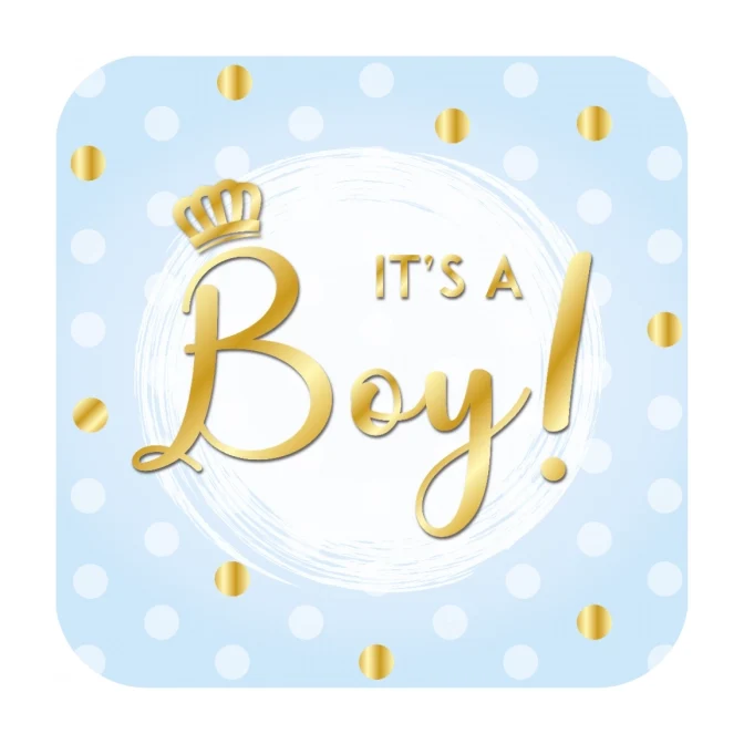 Deurbord - It's a boy!