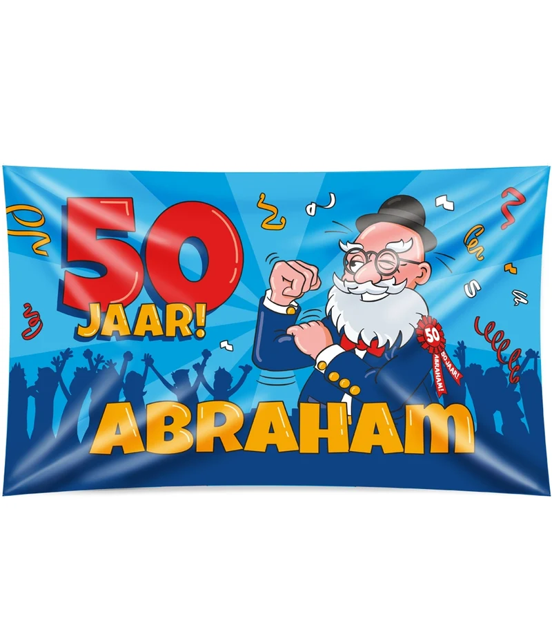 Gevelvlag XXL - Abraham cartoon