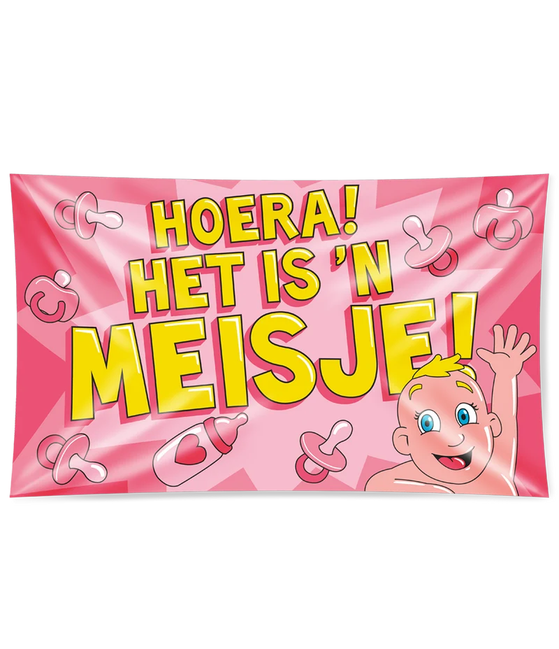 Gevelvlag XXL - Geboorte meisje