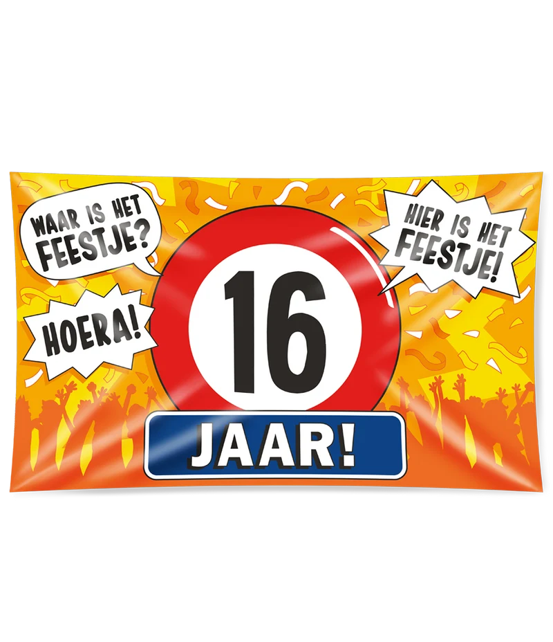 Gevelvlag XXL - 16 jaar