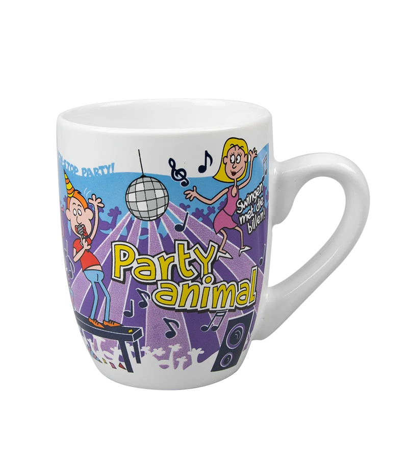 Cartoon mok - Party animal