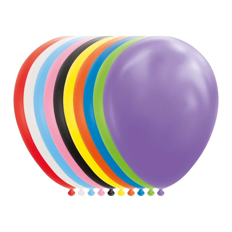 Gemixte kleuren ballonnen 30cm 25 stuks