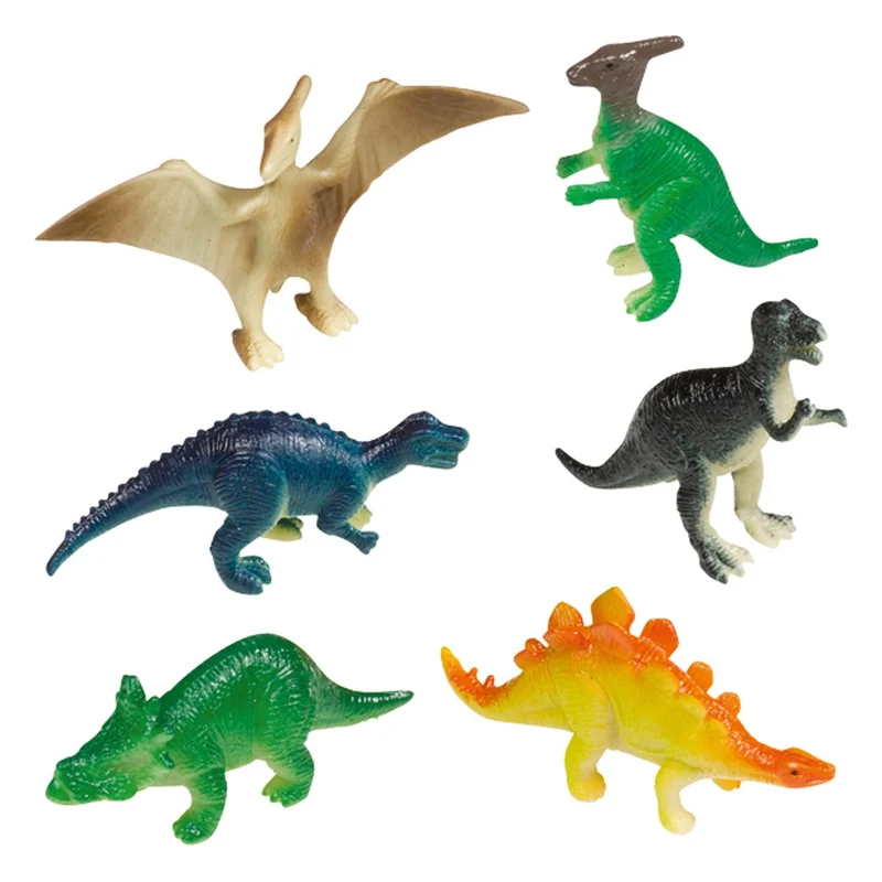 Speelfiguren dinosaurus 8 stuks