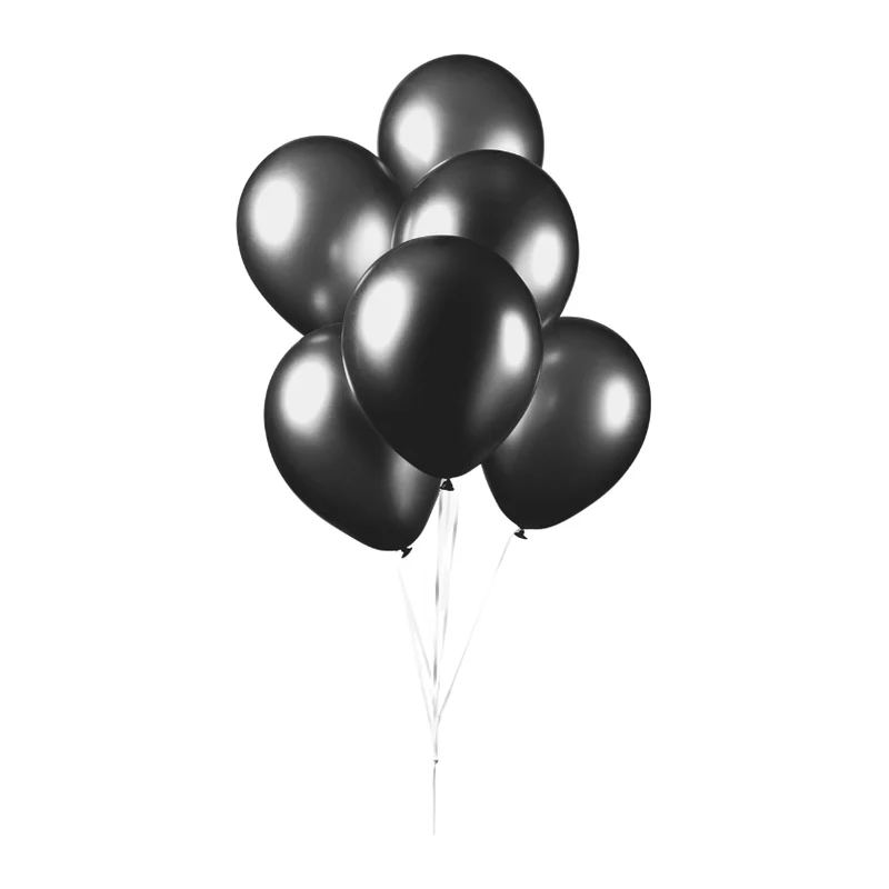 Ballonnen Zwart - 10 stuks - 30cm