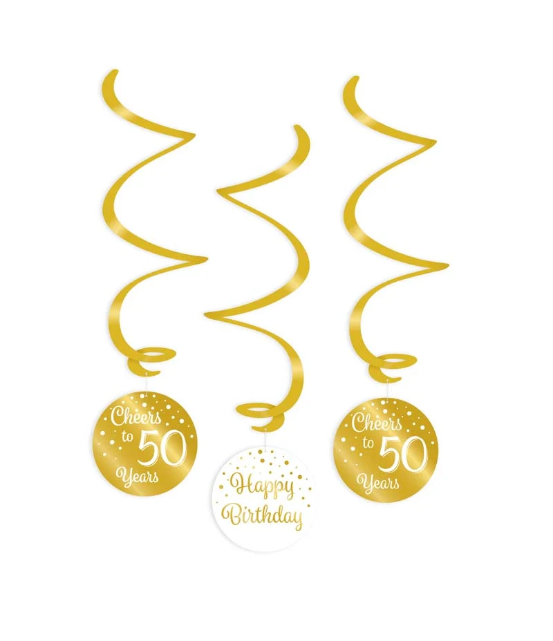 Swirl goud/wit - 50