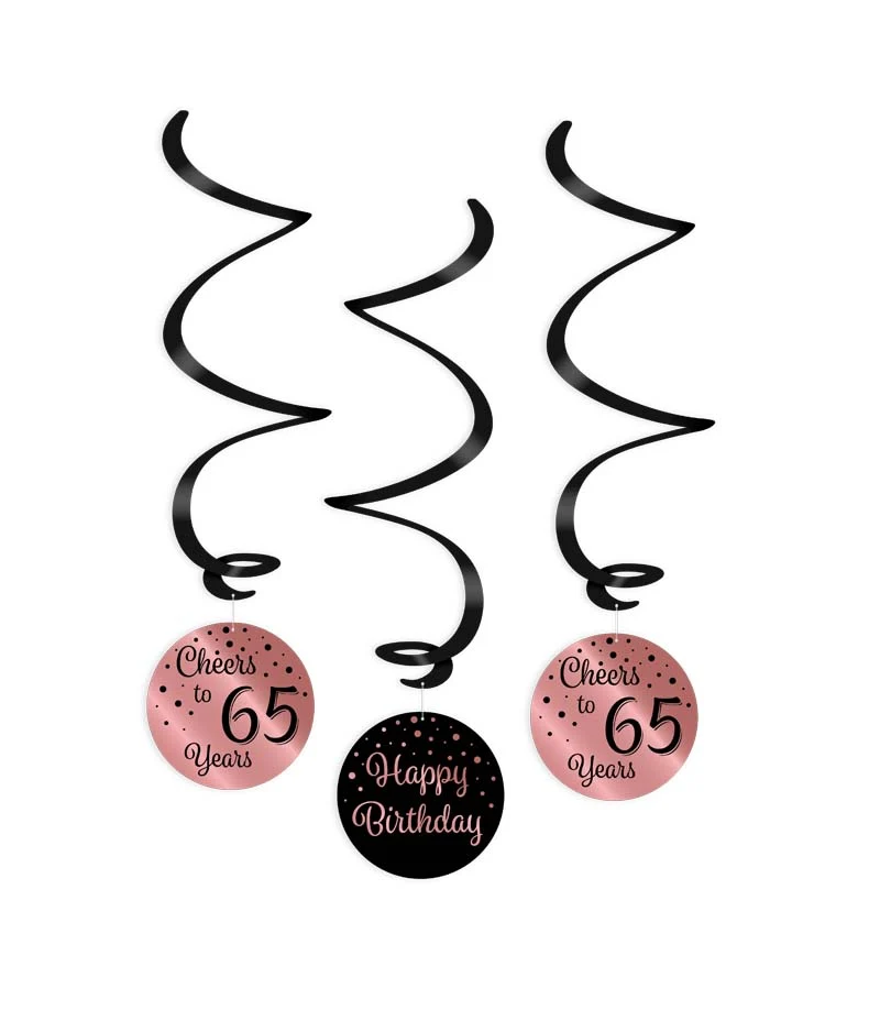 Swirl rosé/zwart - 65