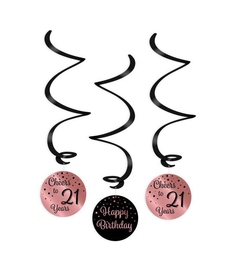 Swirl rosé/zwart - 21