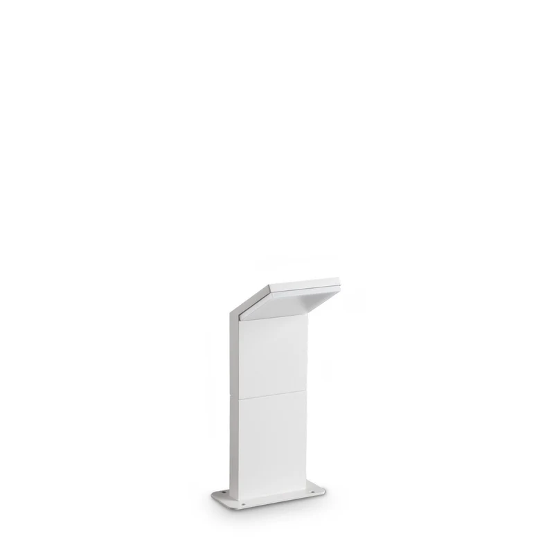 Ideal Lux STYLE 30 cm buitenlamp op voetstuk, wit, 1x LED 950lm 3000K IP54