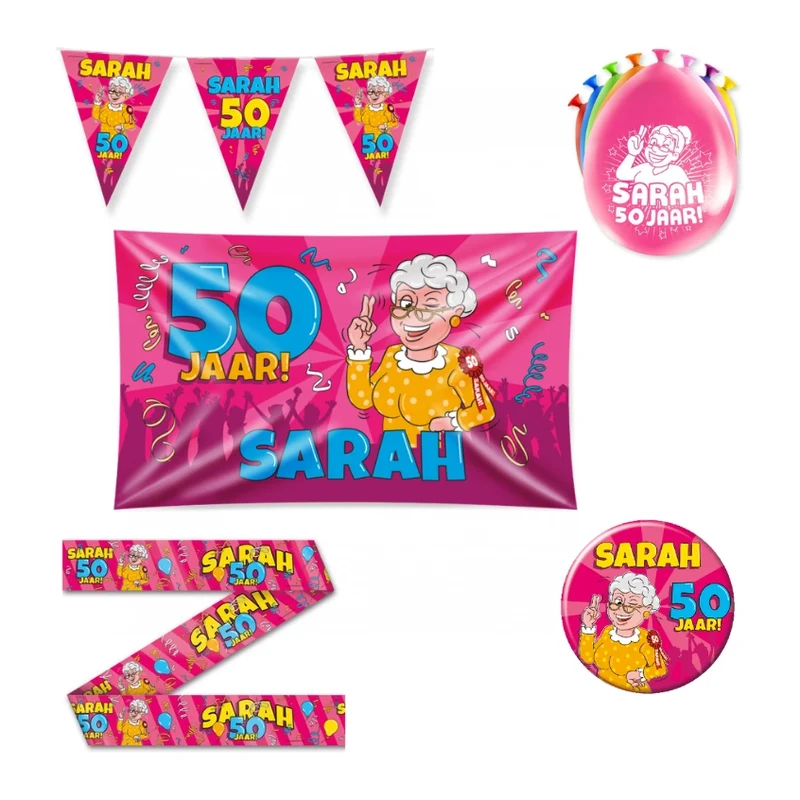 Sarah Cartoon Versiering pakket - S