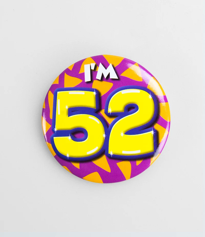 Button 52 jaar