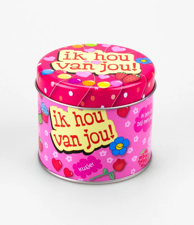 Snoepblikje - Ik hou van jou