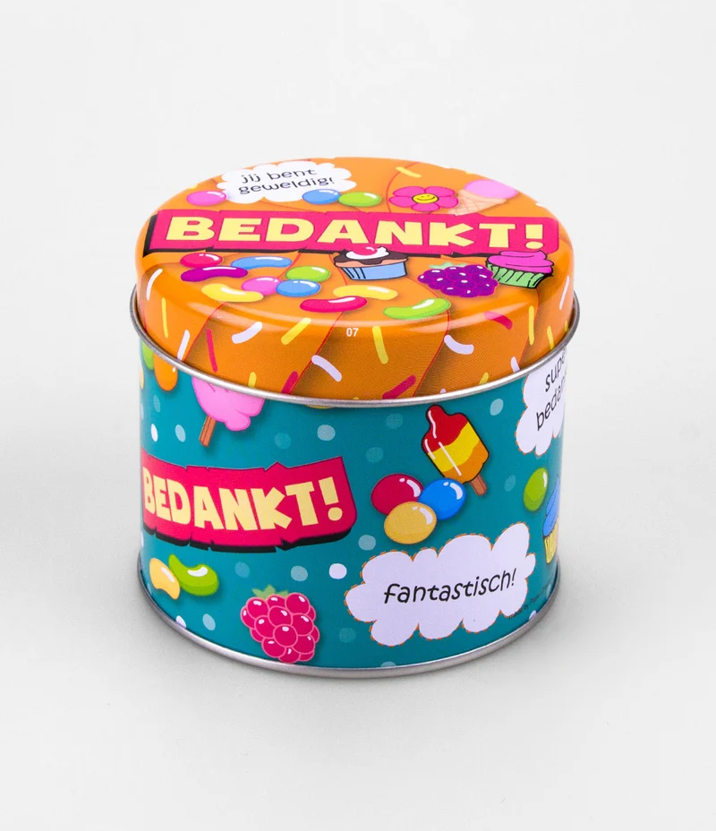 Snoepblikje - Bedankt