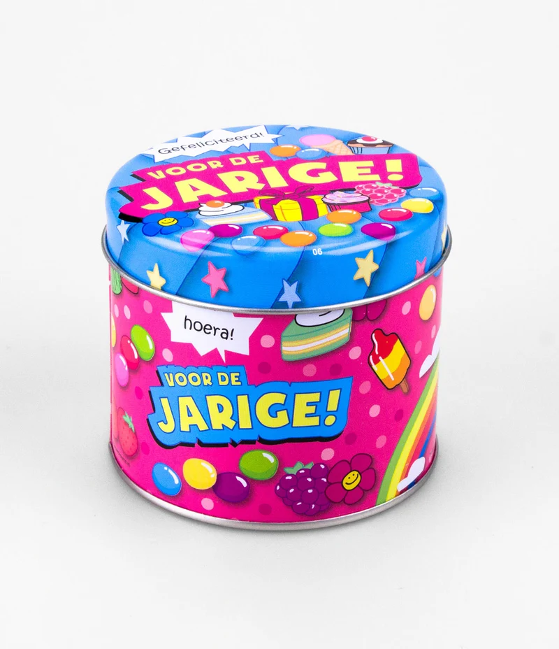 Snoepblikje - Jarige
