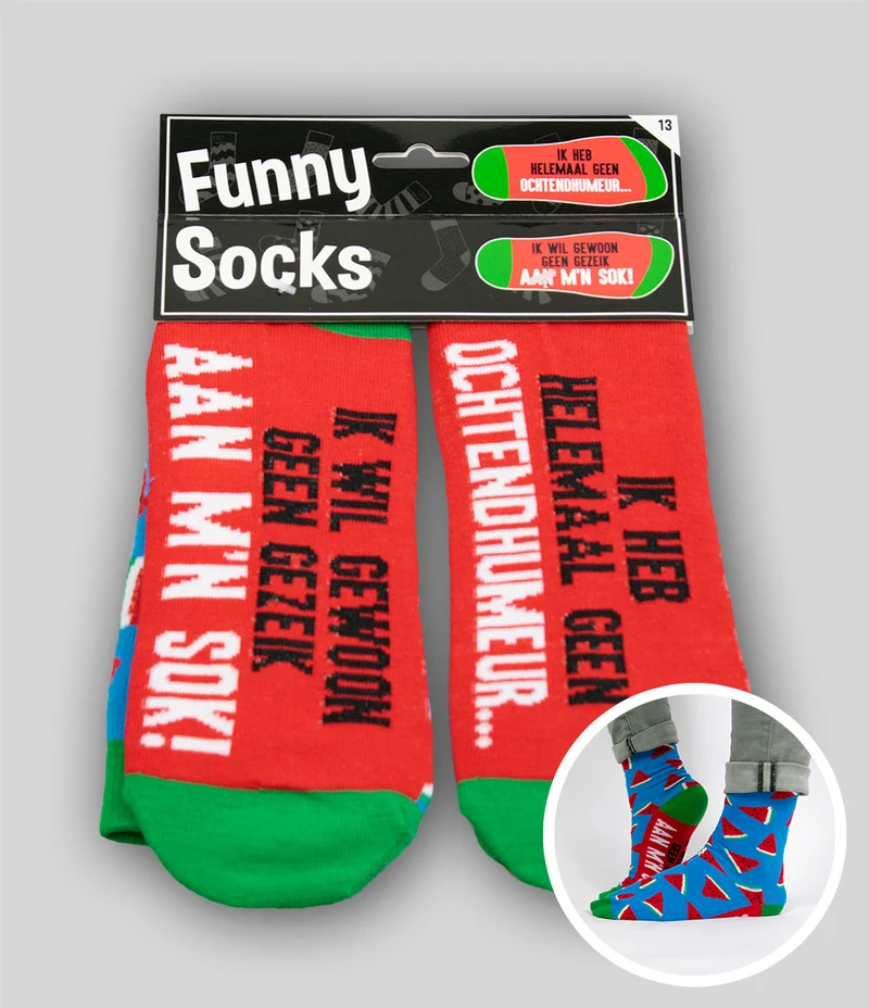 Funny socks - Geen ochtendhumeur
