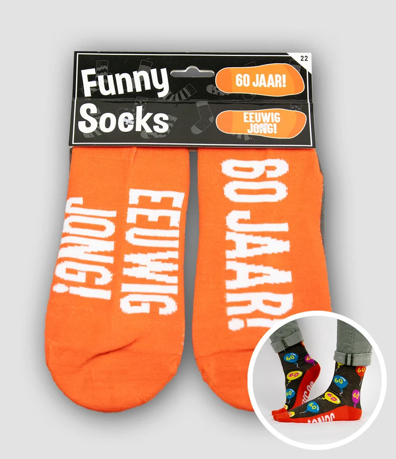 Funny socks - 60 jaar