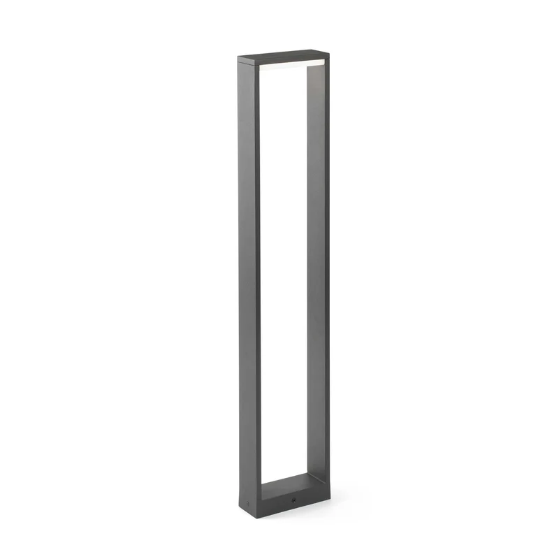 Faro Alp - Hoge LED tuinpaal lichtgrijs IP54