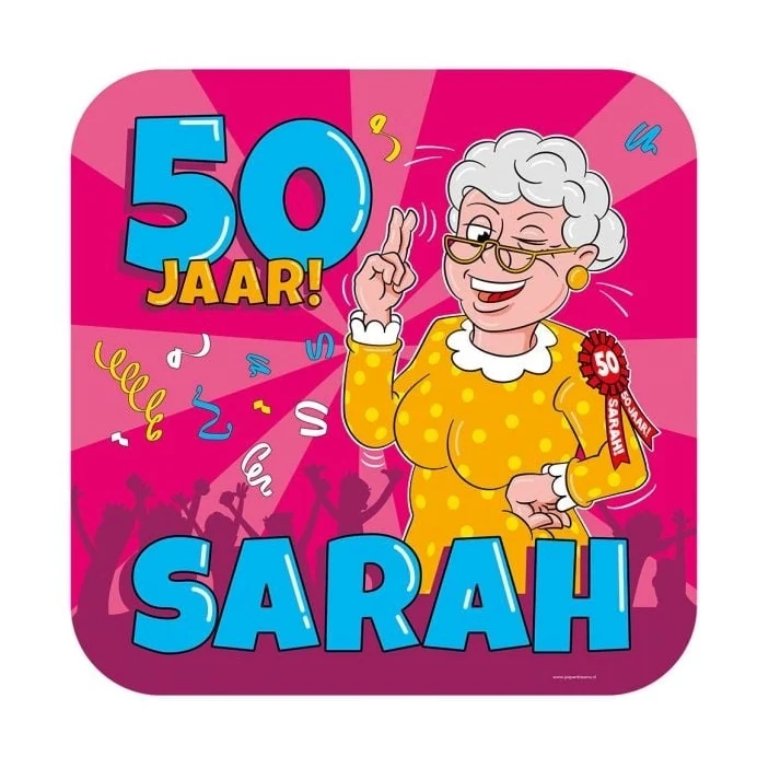 Sarah Cartoon - Deurbord