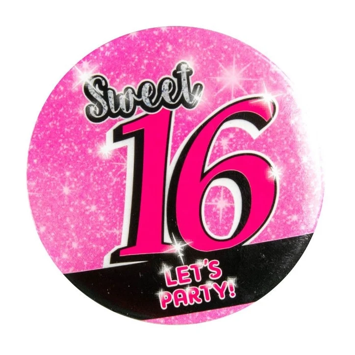 Sweet 16 - Button klein