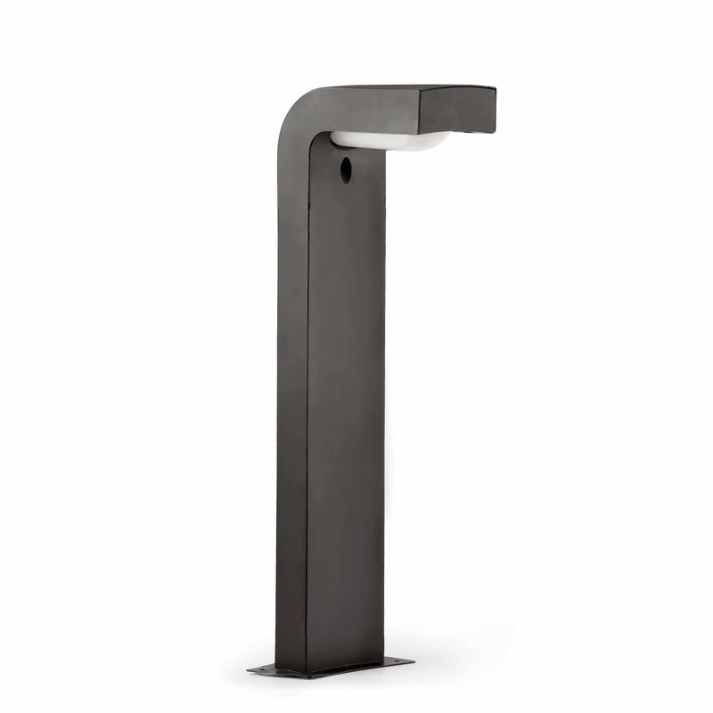 Faro Klamp - Tuinpaalverlichting Wit, Donkergrijs IP44, E27
