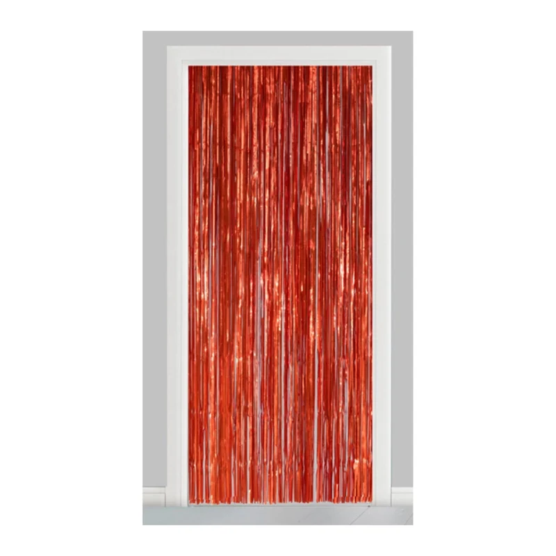 Deurgordijn oranje (brandvertragend) 240x100cm