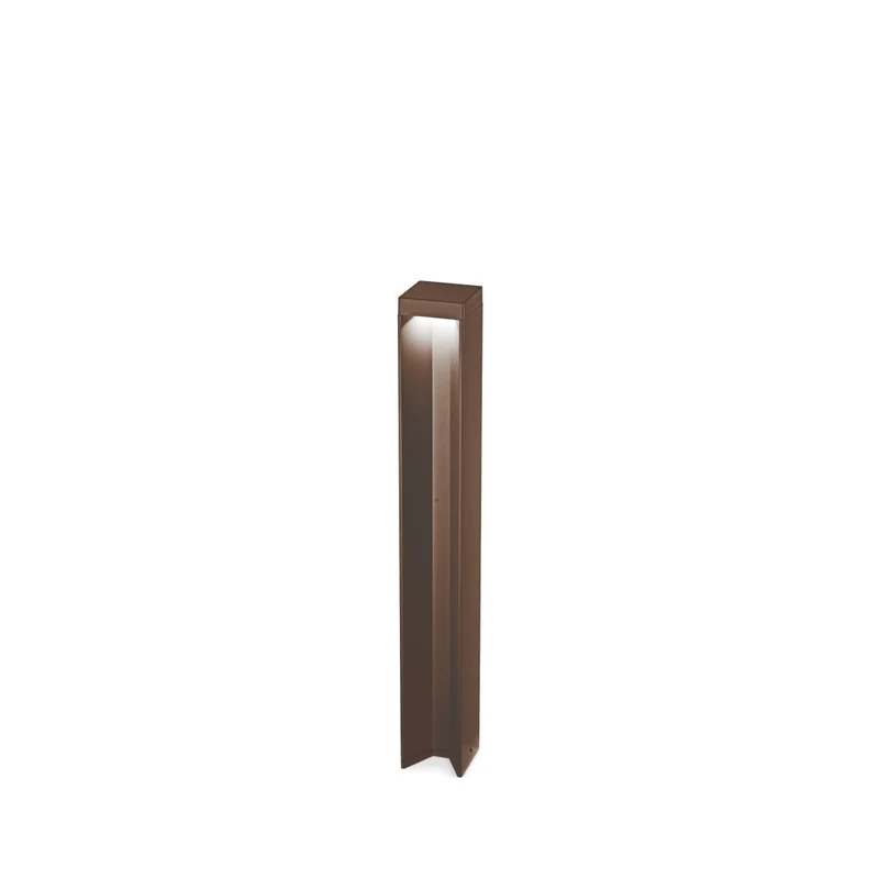 Ideal Lux KURT LED Outdoor Bollard Coffee, 4000K, IP54, niet dimbaar
