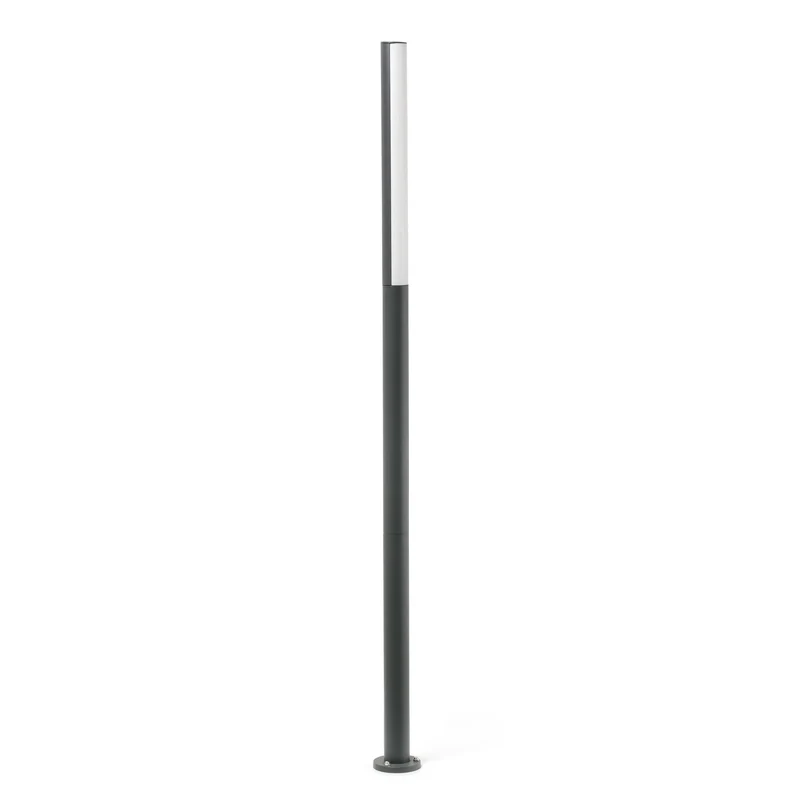 Faro Beret-3 - LED Buitenlamp Post Donkergrijs IP54