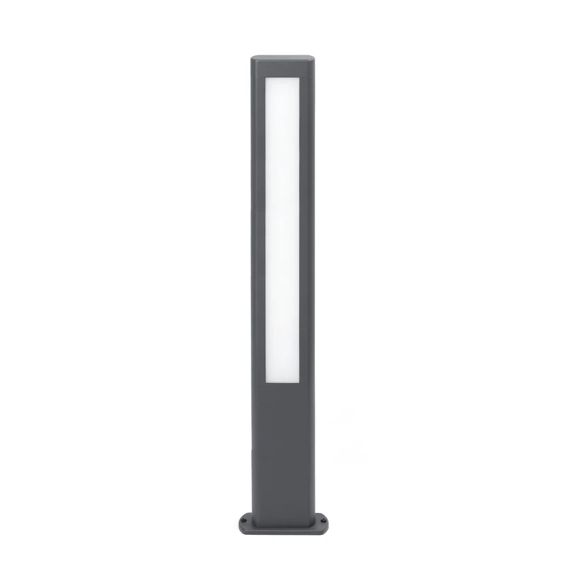 Faro Nanda - Hoge LED tuinpaal lichtgrijs IP54