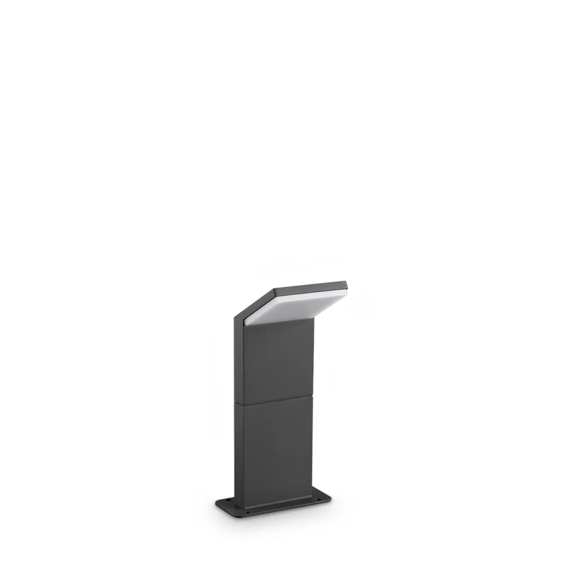 Ideal Lux STYLE 30 cm buitenlamp op voetstuk, antraciet, 1x LED 950lm 3000K IP54