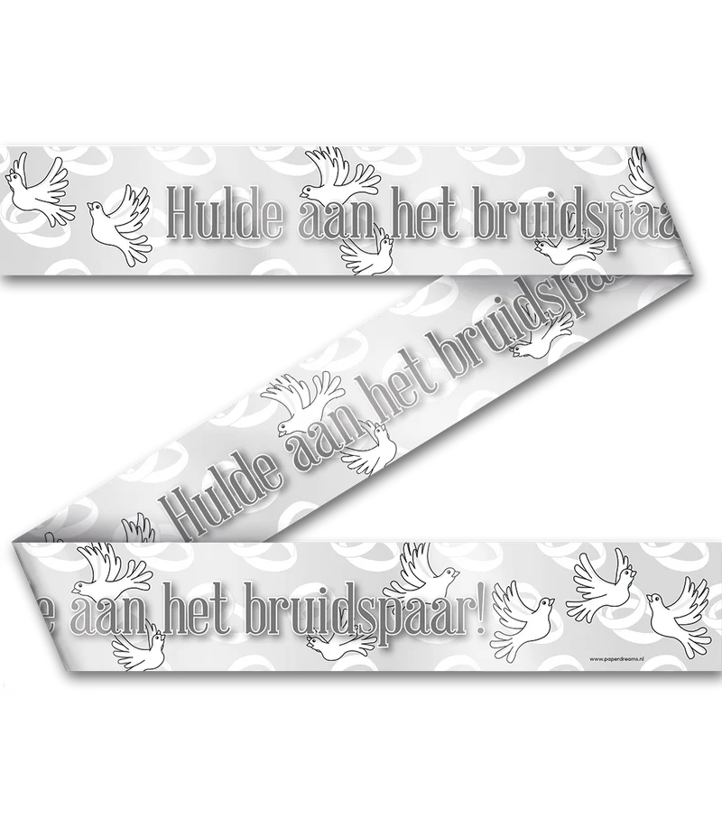 Party Tape - Hulde aan het bruidspaar