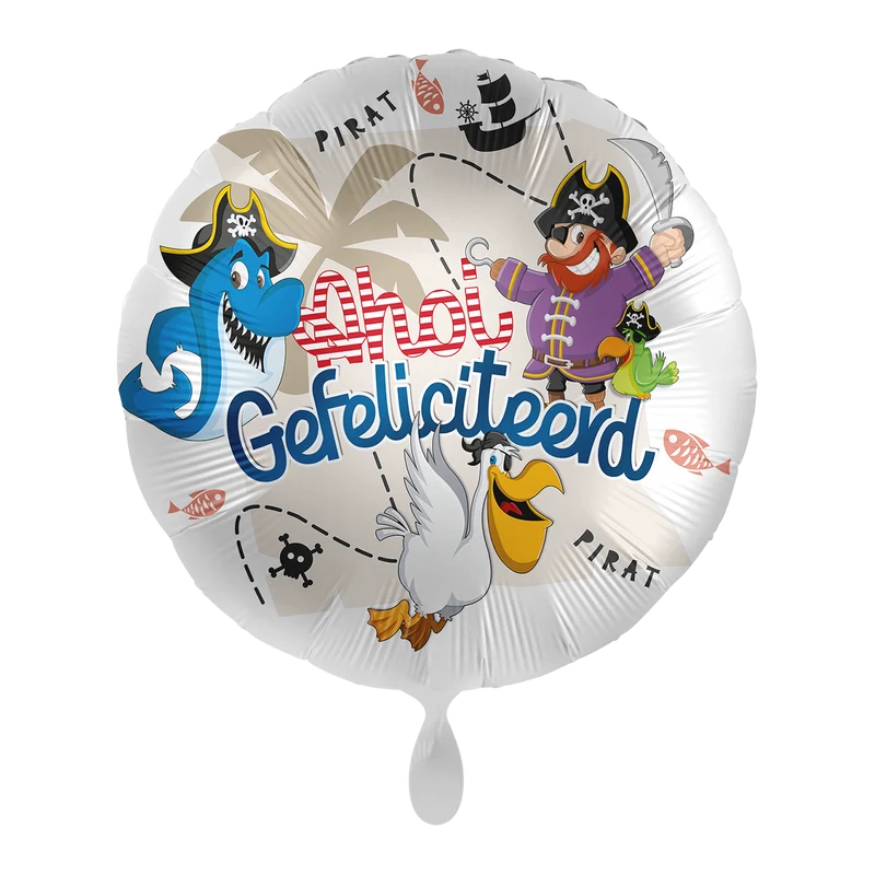 Folieballon Ahoi Gefeliciteerd