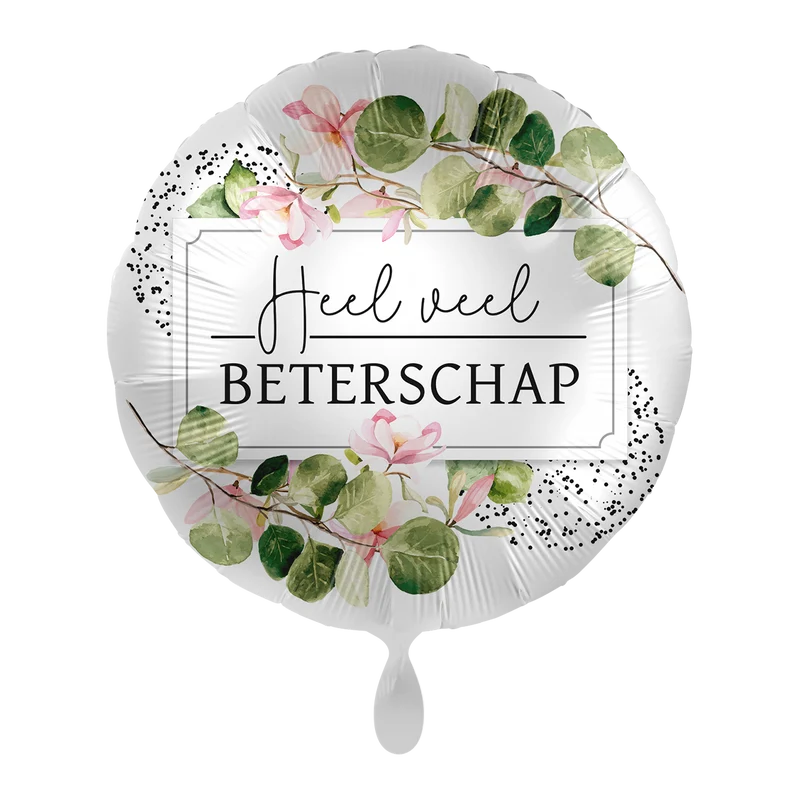 Folieballon Heel Veel Beterschap