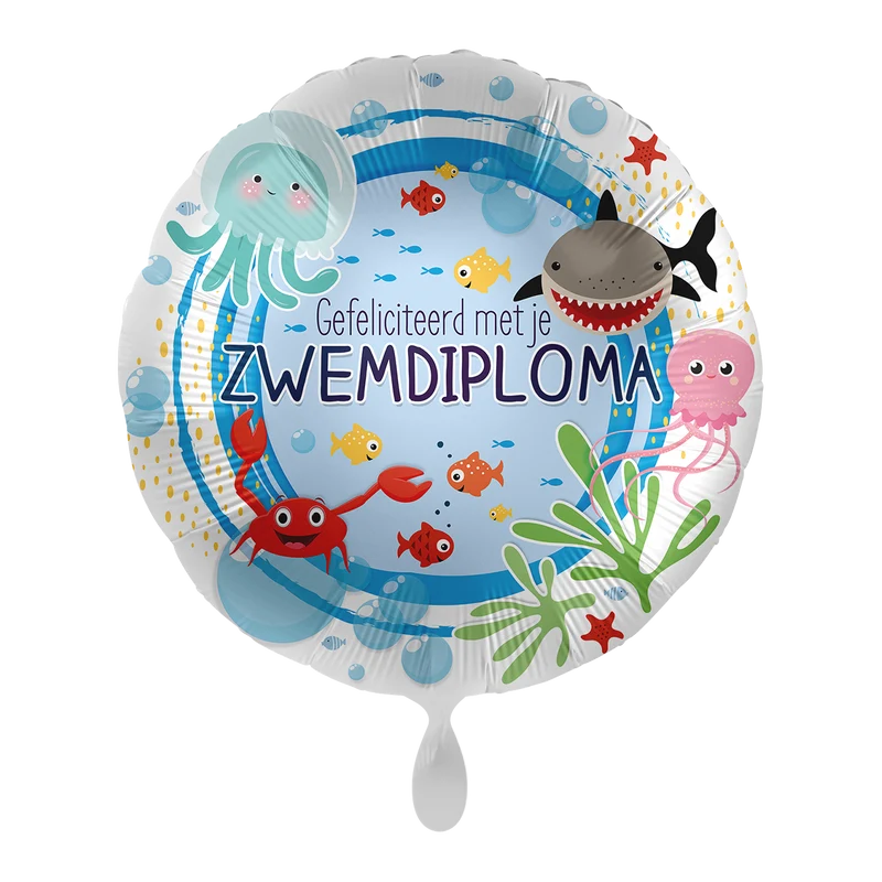 Folieballon Zwemdiploma
