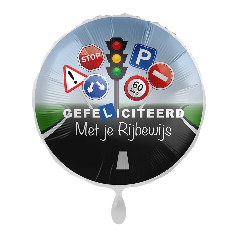 Folieballon Rijbewijs