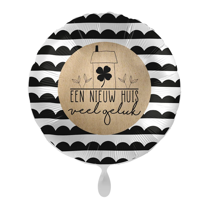 Folieballon Een Nieuw Huis