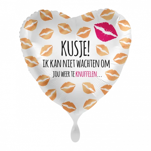 Folieballon Kusje!