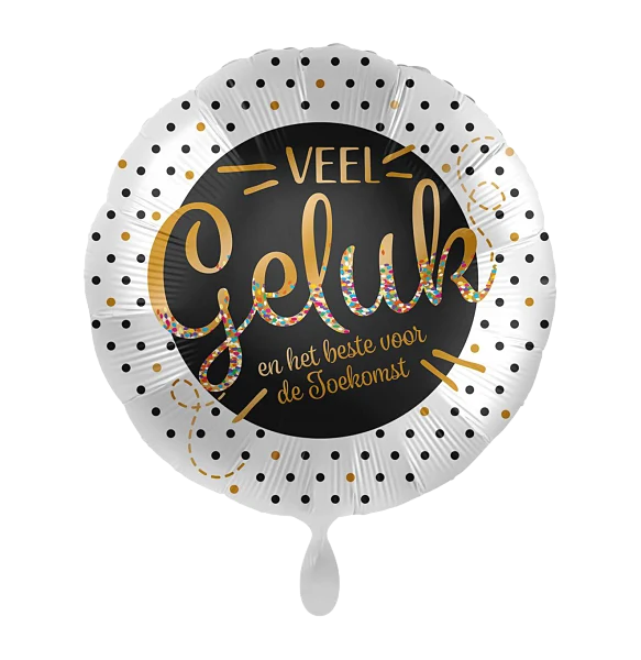 Folieballon Veel Geluk