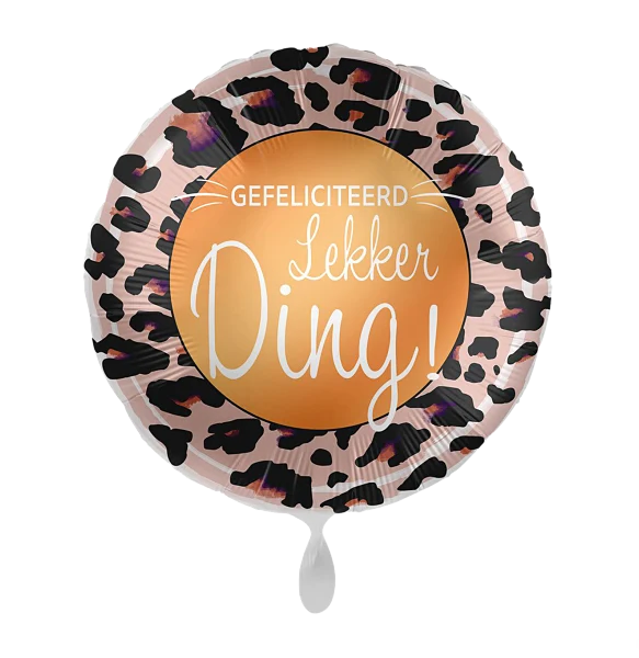 Folieballon Gefeliciteerd Lekker Ding!
