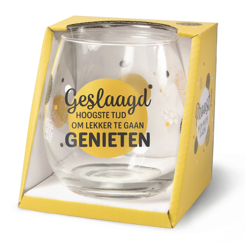 Waterglas Proost Geslaagd