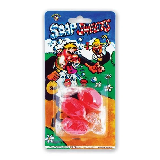 Fop snoepjes zeepsmaak - 3st