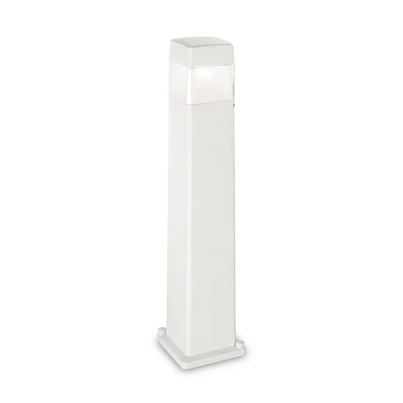 Ideal Lux Elisa - 1 Light Outdoor Tuinpaal Wit IP44