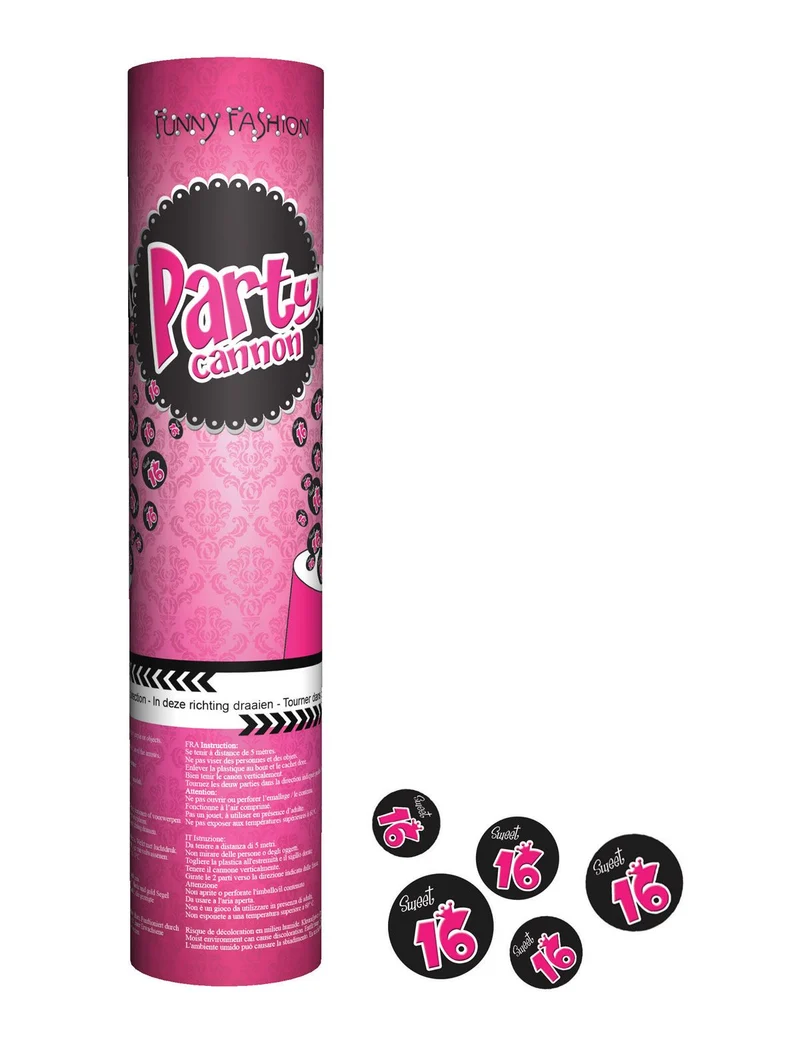 Confetti kanon 16 jaar
