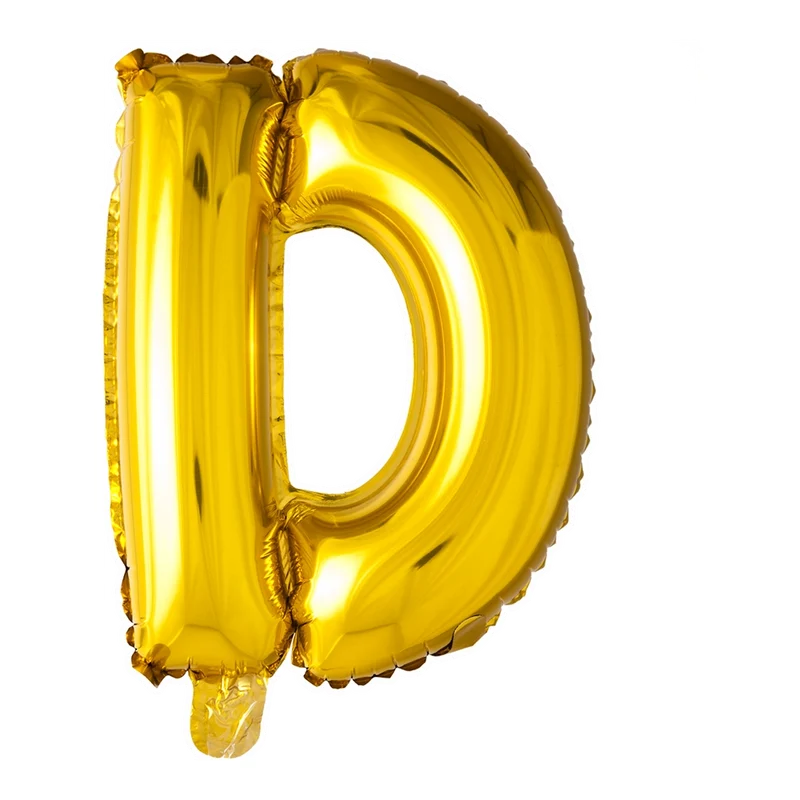 Letterballon D Goud 41 cm