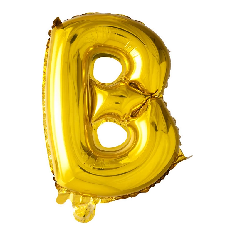 Letterballon B Goud 41 cm