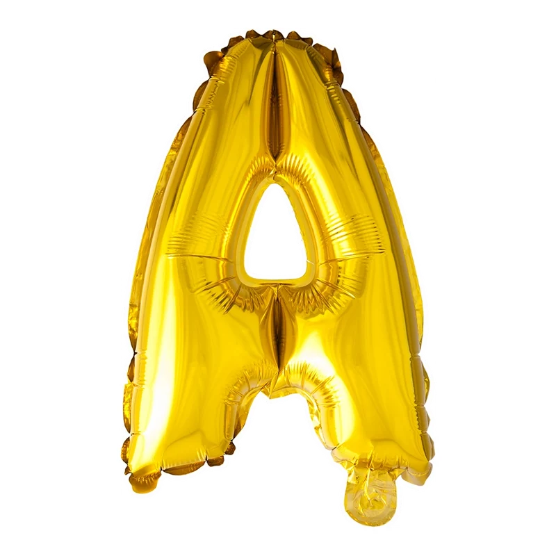 Letterballon A Goud 41 cm