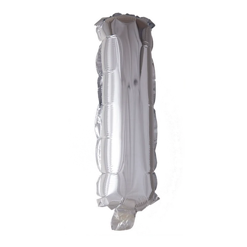 Letterballon I Zilver 41cm