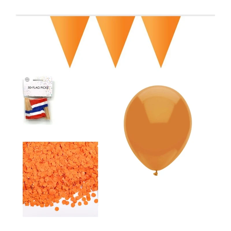 EK of WK Versiering Oranje Pakket