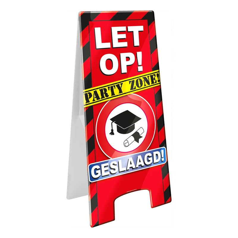 Warning Sign Geslaagd Verkeersbord