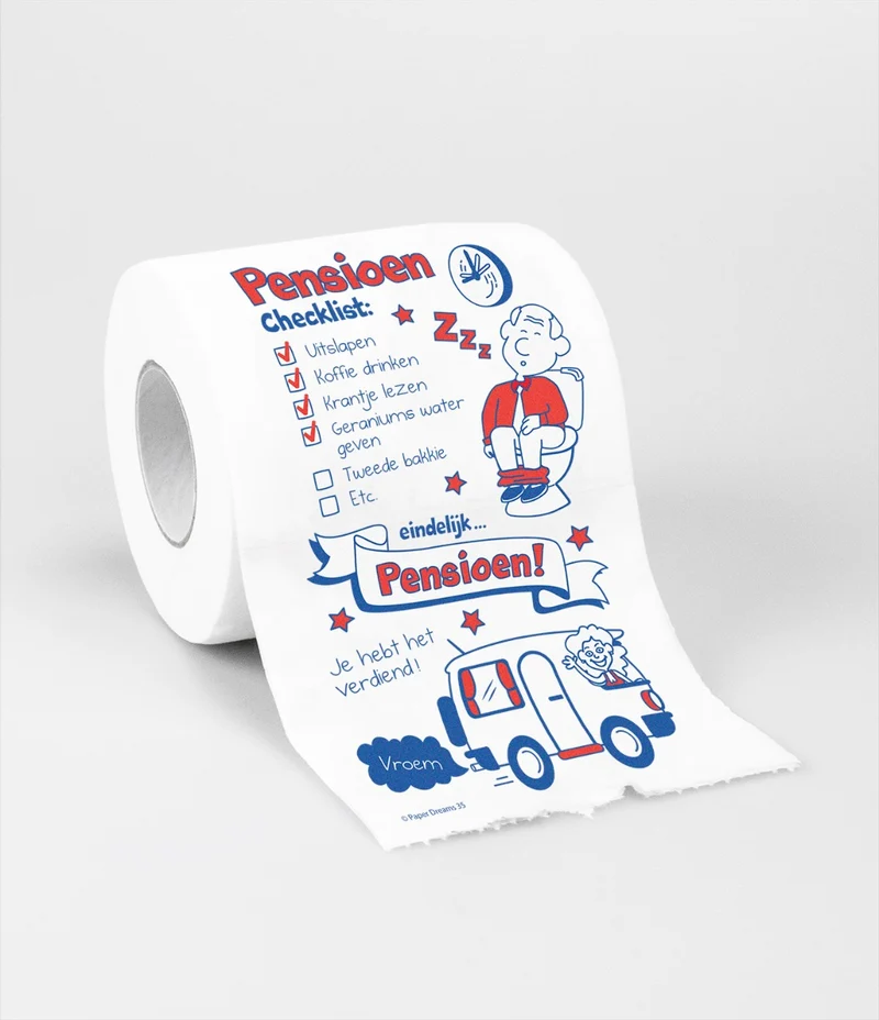 Toiletpapier - Pensioen