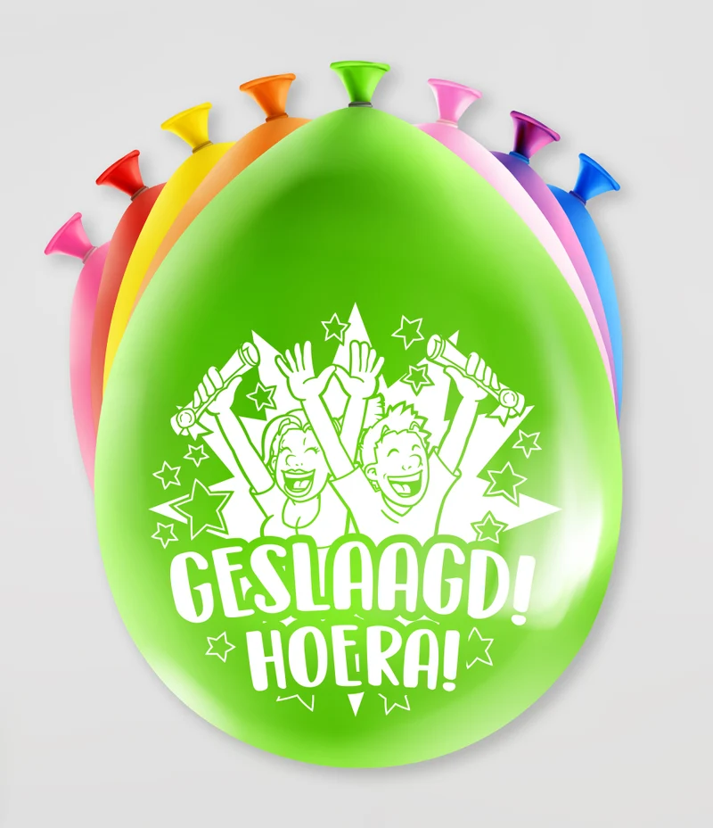 Party Ballonnen Hoera Geslaagd